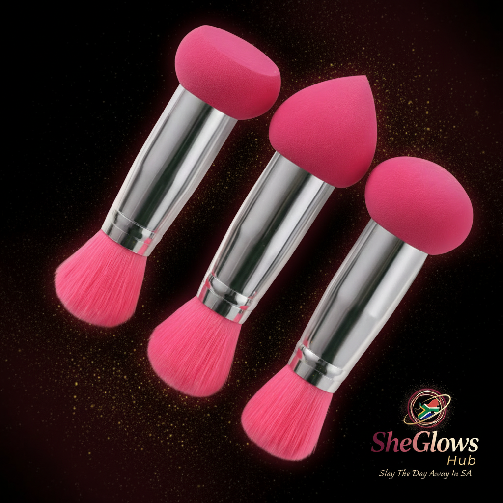 SheGlows Hub – Rose Pink Silver Handle Dark Theme