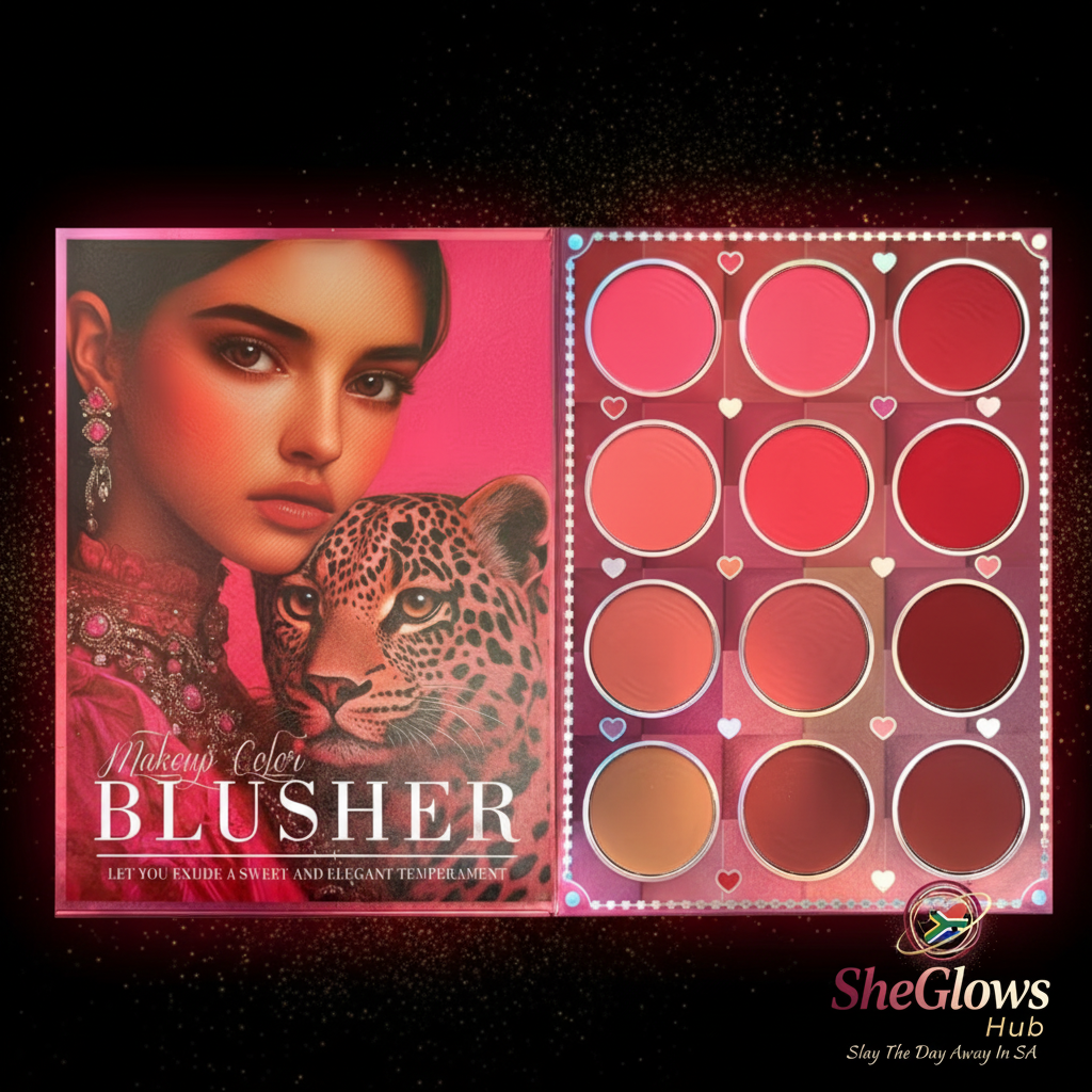 SheGlows Hub – Cheek Color Blusher Palette
