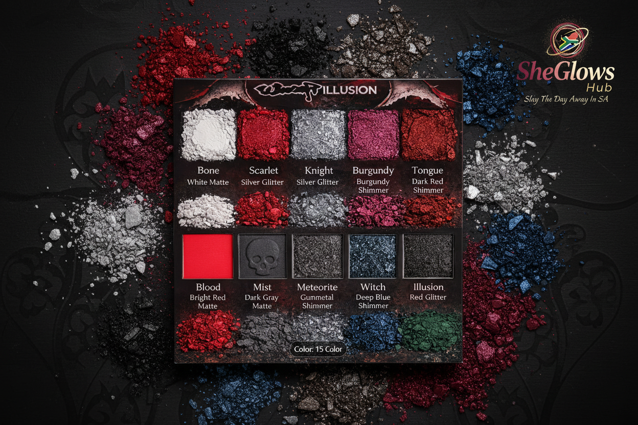 SheGlows Hub – Warcraft Illusion Eyeshadow Swatches